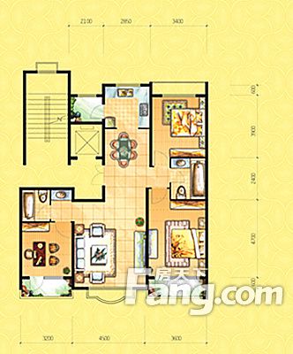 包頭裝修方案包頭四季花城139.00㎡